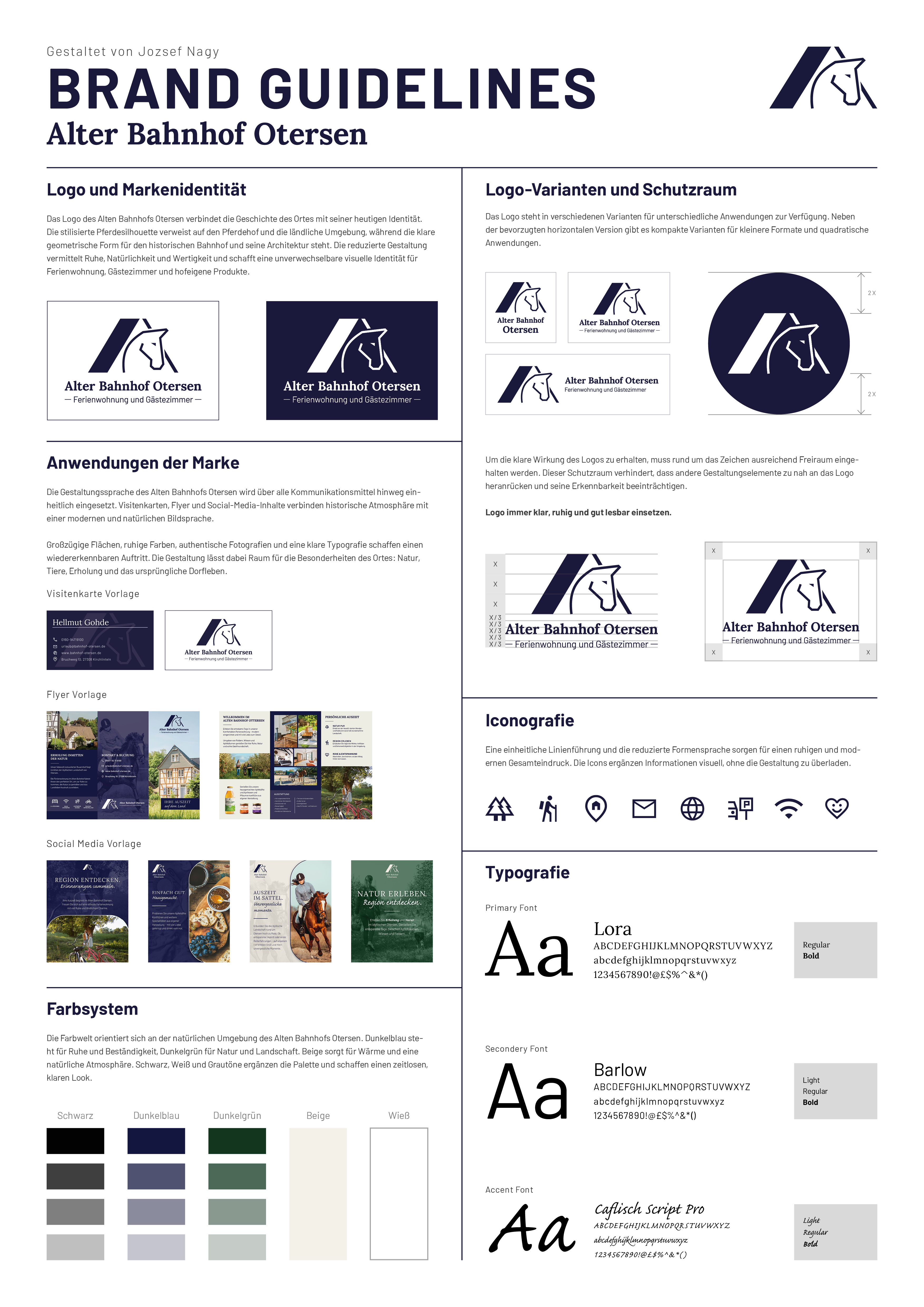 Alter Bahnhof Otersen Corporate Design